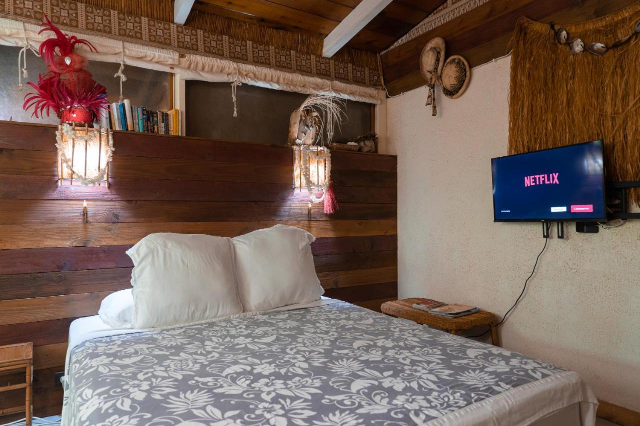 Le Charme Polynesien Proximite Plage Et Commerces Пунауиа Екстериор снимка